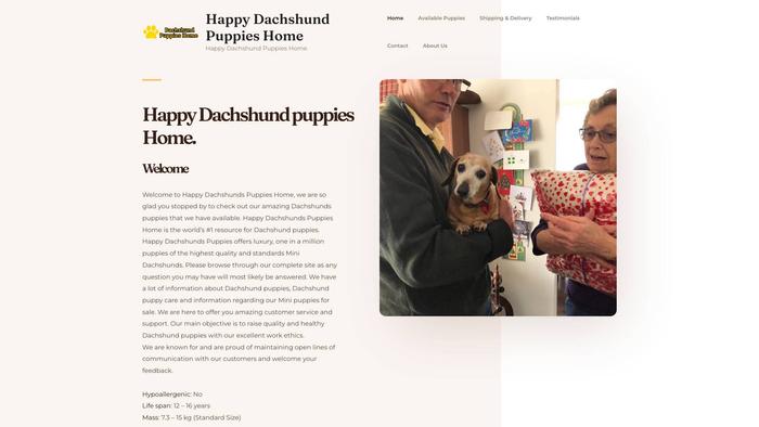 Happydachshundpuppieshome.com - Dachshund Puppy Scam Review