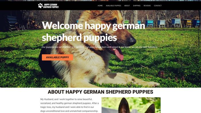 Happygermanshepherdpuppies.com - Germanshepherd Puppy Scam Review