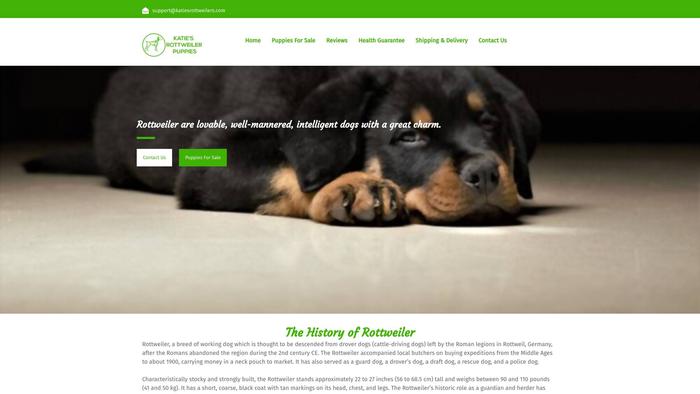 Katiesrottweilers.com - Rottweiler Puppy Scam Review