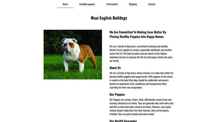 Maxienglishbulldogs.com - English Bulldog Puppy Scam Review