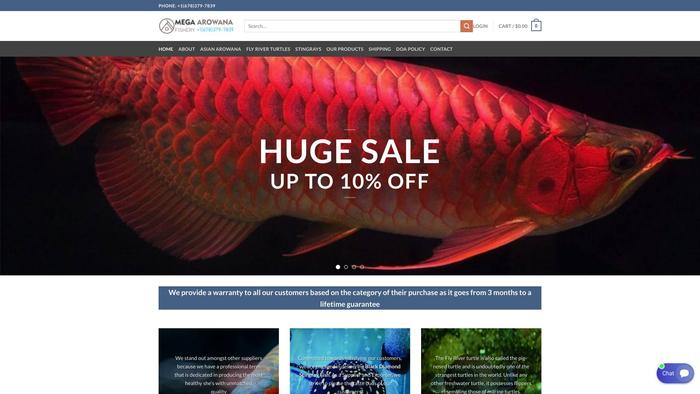 Megaarowanafishery.com - Arowana Puppy Scam Review