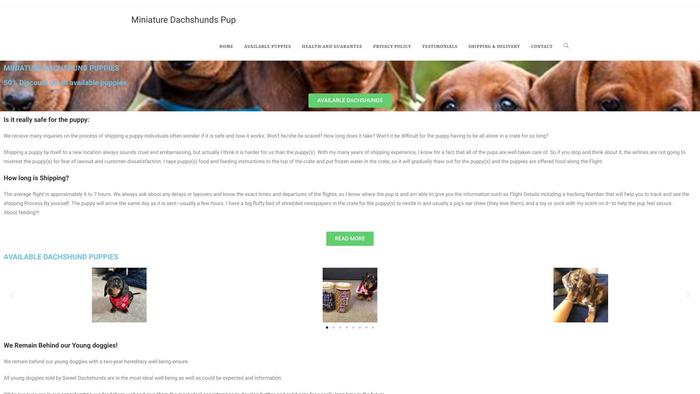 Miniaturedachshundspup.com - Dachshund Puppy Scam Review