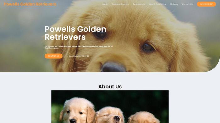 Powellsgoldenretrievers.com - Golden Retriever Puppy Scam Review