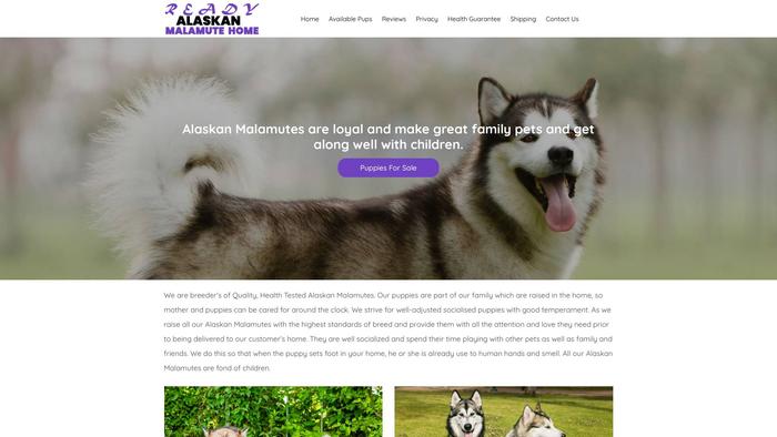 Readyalaskanmalamutehome.com - Malamute Puppy Scam Review