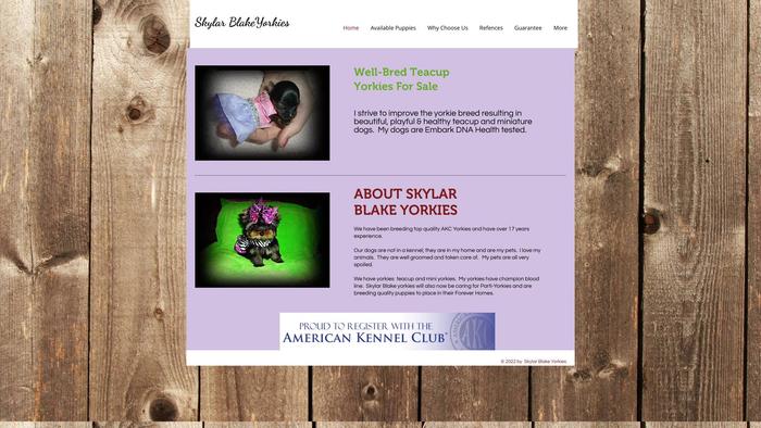 Skylarblakeyork.com - Yorkshire Terrier Puppy Scam Review