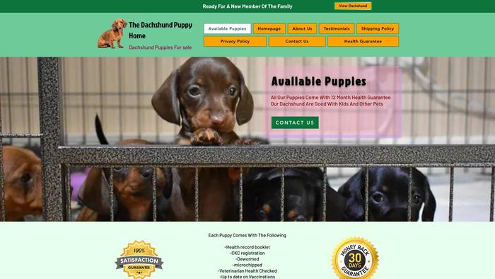 Thedachshundpuppyhome.com - Dachshund Puppy Scam Review