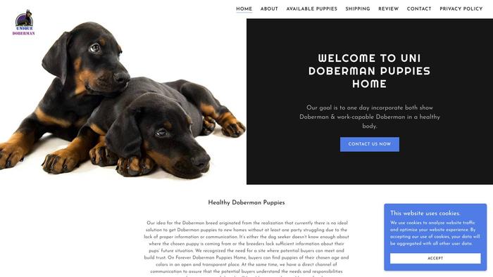 Uniquedobermanspuppieshome.com - Doberman Pinscher Puppy Scam Review