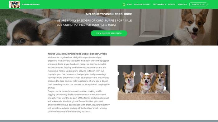 Visioncorgishome.com - Corgi Puppy Scam Review