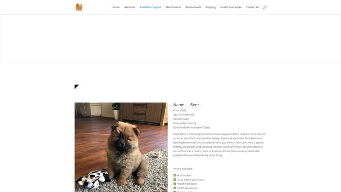 Yurichowchowhouse.com - Chowchow Puppy Scam Review