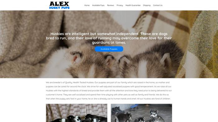 Alexhuskypups.com - Husky Puppy Scam Review