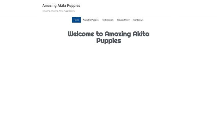 Amazingakitapuppiesnow.com - Akita Puppy Scam Review