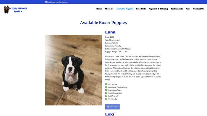 Boxerpupsfamilys.com - Boxer Puppy Scam Review