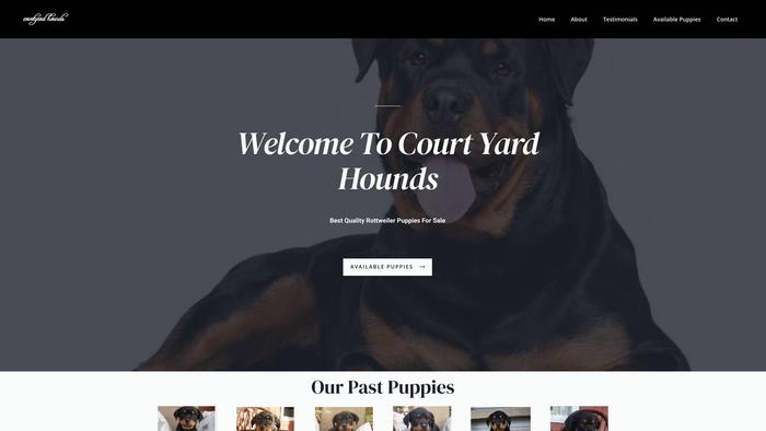 Courtyardguardhounds.com - Rottweiler Puppy Scam Review