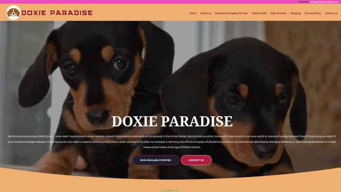 Doxieparadise.com - Dachshund Puppy Scam Review