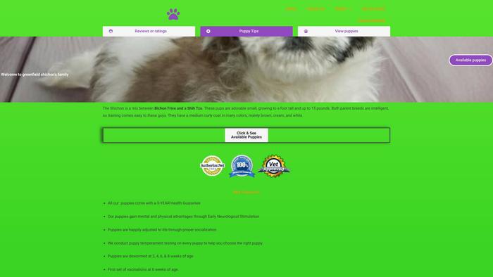 Greenfieldshichonpuppies.com - Chihuahua Puppy Scam Review