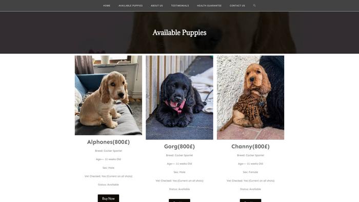 Happycockerhome.com - Cockerspaniel Puppy Scam Review