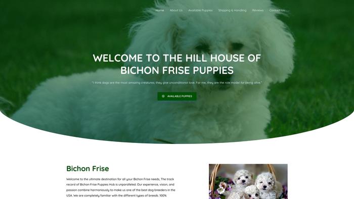 Hillhouseofbichonfrisepuppies.com - Bichon Frise Puppy Scam Review