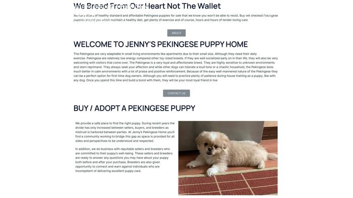 Jennysadorablepekingesepuppies.com - Pekingese Puppy Scam Review