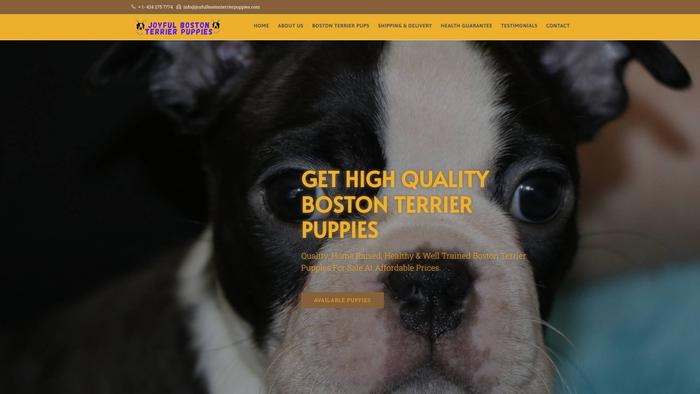 Joyfulbostonterrierpuppies.com - Boston Terrier Puppy Scam Review