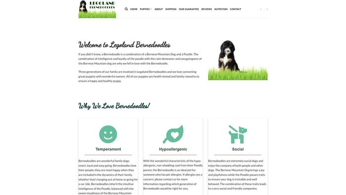 Legolandbernedoodles.com - Bernedoodle Puppy Scam Review