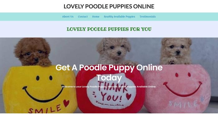 Lovelypoodlepuppies.com - Poodle Puppy Scam Review