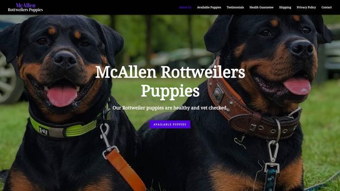 Mcallenrottweilerspuppies.com - Rottweiler Puppy Scam Review