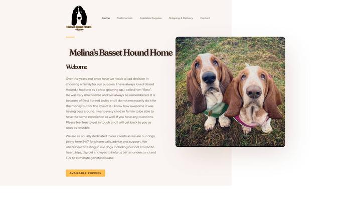 Melinabassethoundhome.com - Bassethound Puppy Scam Review