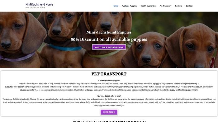 Minidachshund-home.com - Dachshund Puppy Scam Review