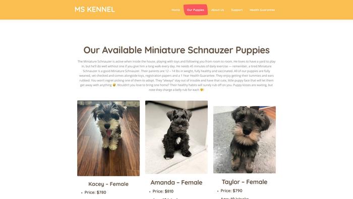 Minischnauzerskennel.com - Schnauzer Puppy Scam Review