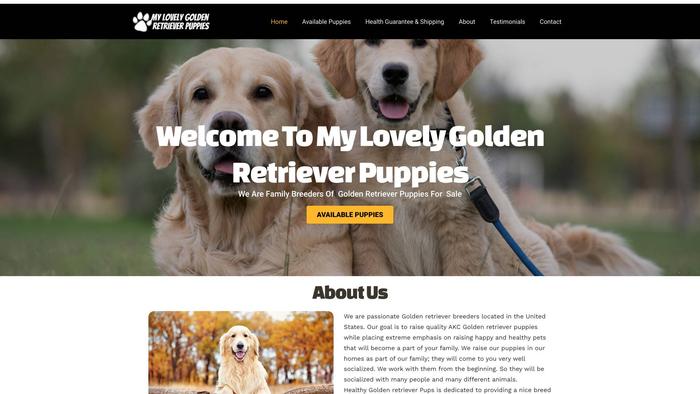 Mylovelygoldenretrieverpuppies.com - Golden Retriever Puppy Scam Review