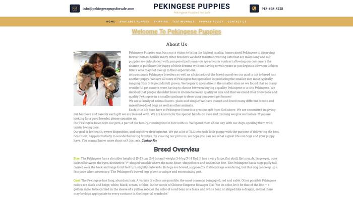 Pekingesepupsforsale.com - Pekingese Puppy Scam Review