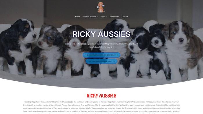 Rickyaussies.com - Australian Shepherd Puppy Scam Review