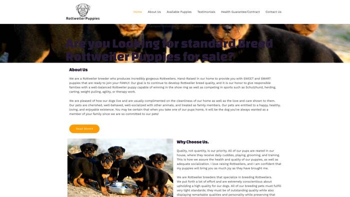 Standardrottweilerhomes.com - Rottweiler Puppy Scam Review