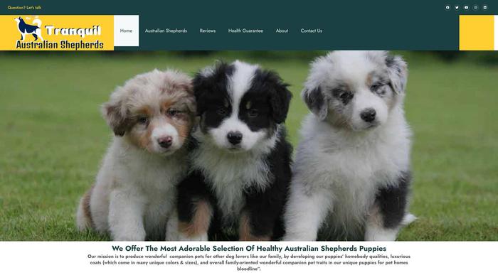 Tranquilaustralianshepherds.com - Germanshepherd Puppy Scam Review