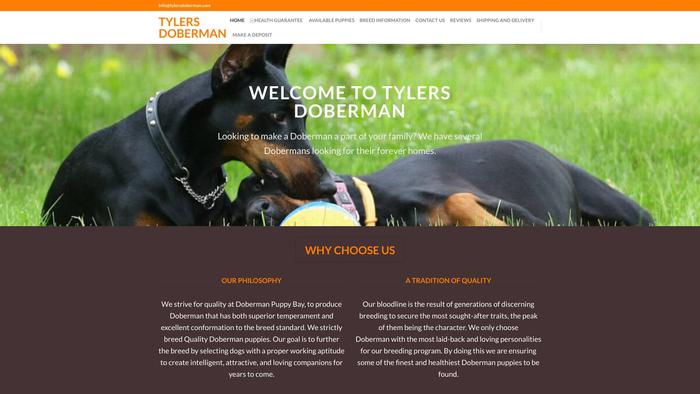 Tylersdoberman.com - Doberman Pinscher Puppy Scam Review