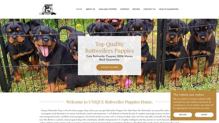 Uniquerottweilerpuppieshome.com - Rottweiler Puppy Scam Review