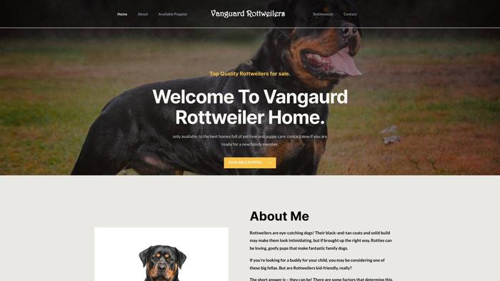 Vangaurdrottweilers.com - Rottweiler Puppy Scam Review