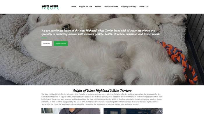 Whitewestieterrier.com - Terrier Puppy Scam Review