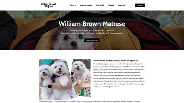 Williambrownmaltese.com - Maltese Puppy Scam Review