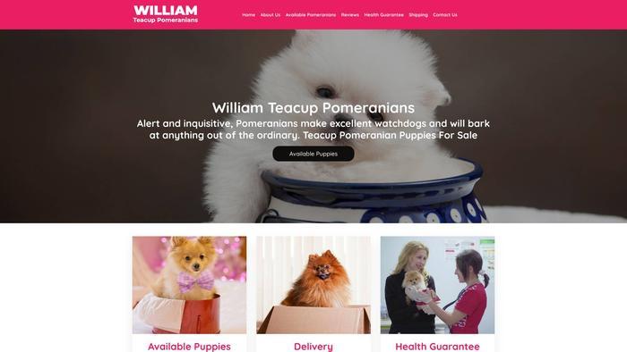 Williamteacuppomeranians.com - Pomeranian Puppy Scam Review