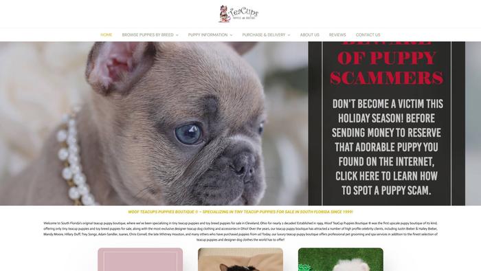 Woofteacuppuppies.com - Yorkshire Terrier Puppy Scam Review