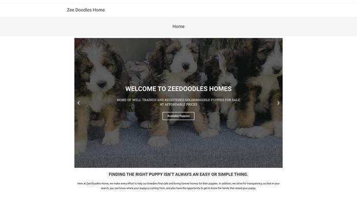 Zeedoodleshome.xyz - Labradoodle Puppy Scam Review