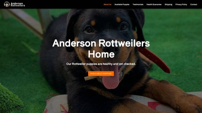 Andersonrottweilershome.com - Rottweiler Puppy Scam Review