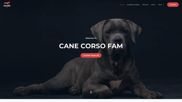 Canecorsofam.com - Cane Corso Puppy Scam Review