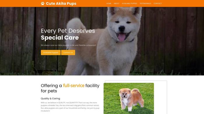 Cuteakitapuppies.com - Akita Puppy Scam Review