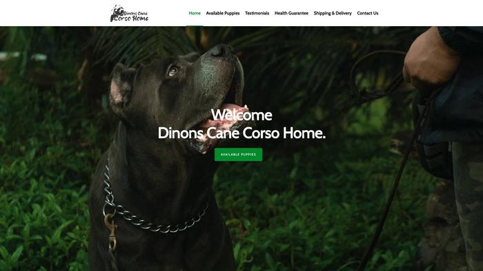 Dinonscanecorsohome.com - Cane Corso Puppy Scam Review