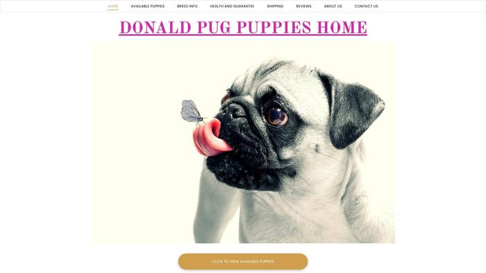 Donaldpugpuppieshome.com - Pug Puppy Scam Review