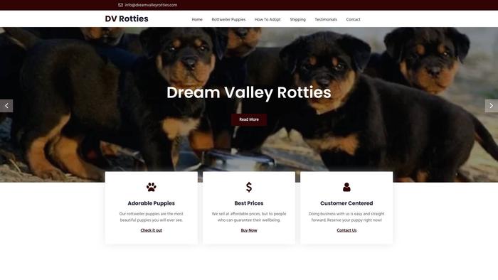 Dreamvalleyrotties.com - Rottweiler Puppy Scam Review