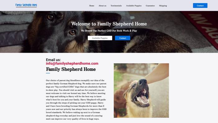 Familyshepherdhome.com - Germanshepherd Puppy Scam Review