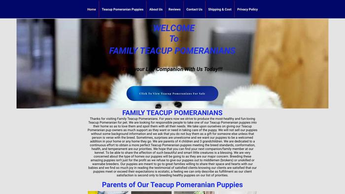 Familyteacuppomeranians.com - Pomeranian Puppy Scam Review